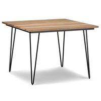 Simpli Home - Hunter 42 inch Square Dining Table - Natural - Large Front