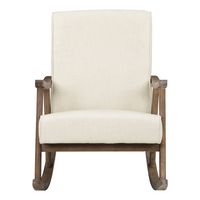 OSP Home Furnishings - Gainsborough Rocker - Linen - Large Front
