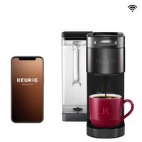 Keurig - K-Supreme Plus SMART Single Serve Coffee Maker with WiFi Compatibility - Black - Large Front