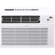 LG - 350 Sq. Ft. 8,000 BTU Smart Window Air Conditioner - White - Large Front