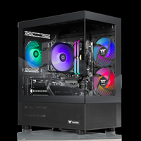 Thermaltake - LCGS View 7660-170 Gaming Desktop AMD Ryzen 5 7600X, 32GB Memory, NVIDIA GeForce RT... - Large Front
