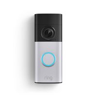Ring - Wired Doorbell Plus (2nd Gen)Retinal 2K for crisp, true-to-life video, 3D Motion Detection... - Large Front