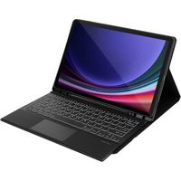 SaharaCase - Keyboard Case with TrackPad for Samsung Galaxy Tab S10+, Tab S9+, and Tab S9 FE+ - B... - Large Front