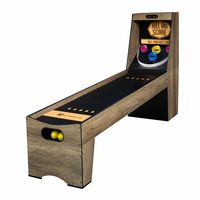MD Sports 7’ 3” Compact Roll and Score Arcade Game with Electronic Scoring and Ball Return System... - Large Front