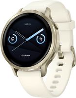 Garmin - Venu 4 GPS Smartwatch 41 mm Fiber-reinforced polymer - Lunar Gold - (2025) - Large Front