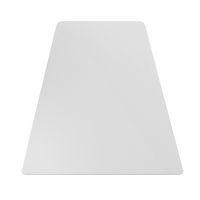 Floortex - Executive Corner Workstation Polycarbonate Chair Mat for Hard Floor 48 x 60 inches - C... - Large Front