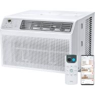 TCL - 700 Sq. Ft. 14,000 BTU Smart Window Air Conditioner - White - Large Front