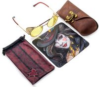 GUNNAR - Borderlands Moxxi Computer Glasses with Blue Light Reduction, Amber Lenses - Jackpot Gold - Large Front