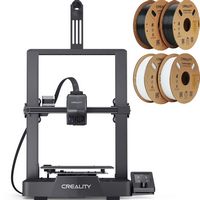 Creality - Ender-3 V3 SE 3D Printer Basic Combo - Black - Large Front