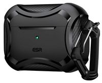 SaharaCase - Armor Case for Apple AirPods Pro (1st Generation and 2nd Generation) - Black - Large Front