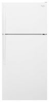 Whirlpool - 14.3 Cu. Ft. Top-Freezer Refrigerator - White - Large Front