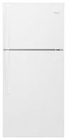 Whirlpool - 19.2 Cu. Ft. Top-Freezer Refrigerator - White - Large Front