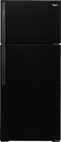 Whirlpool - 14.3 Cu. Ft. Top-Freezer Refrigerator - Black - Large Front