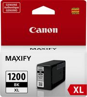 Canon - PGI-1200 XL High-Yield Ink Cartridge - Black - Large Front