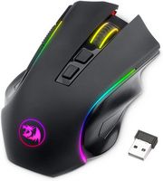 REDRAGON - M602-KS Griffin Wireless Gaming Mouse, 7200 DPI, RGB, Ergonomic Mouse with 7 Programma... - Large Front