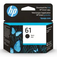 HP - 61 Standard Capacity Ink Cartridge - Black - Large Front