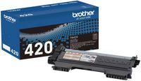 Brother - TN420 Standard-Yield Toner Cartridge - Black - Large Front