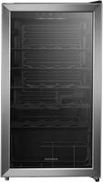 Insignia™ - 29 Bottle Wine Cooler with ENERGY STAR Certification - Stainless Steel Look - Large Front