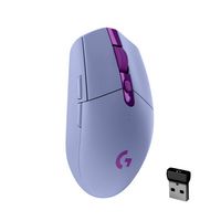 Logitech - G305 LIGHTSPEED Wireless Optical 6 Programmable Button Gaming Mouse with 12,000 DPI HE... - Large Front