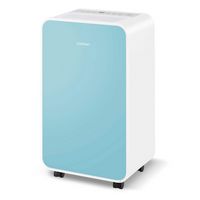 Costway Dehumidifier for Home Basement 32 Pints/Day 3 Modes Portable up to 2500 Sq. Ft Blue - Blue - Large Front