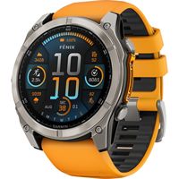 Garmin - fēnix 8 AMOLED Sapphire GPS Smartwatch 51mm Fiber-reinforced polymer - Titanium - Large Front