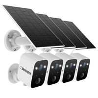 Defender - Solar Powered 4K AI Everwatch Wireless Security Camera with 3W Solar Panel, AI Detecti... - Large Front