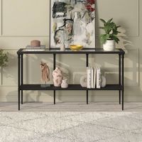 Camden&Wells - Jolanda Console Table - Obsidian - Large Front