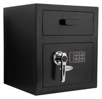 Barska - Standard Keypad Depository Safe - Black - Large Front