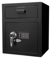 Barska - Large Keypad Depository Safe - Black - Large Front