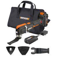 WORX - WX696L 20V PowerShare Sonicrafter Cordless Oscillating Multi-Tool - Black - Large Front