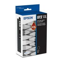 Epson - T812 XXL High Capacity Ink Cartridge - Black - Large Front