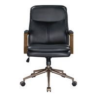 OSP Home Furnishings - Woodlands Office Chair - Black - Large Front