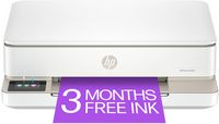 HP - Envy 6155e Wireless All-in-One Inkjet Printer with 3 months of Instant Ink included with HP+... - Large Front