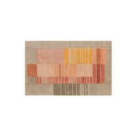 Burrow - Prairie Modern Rug  5' x 8' - Rust Palette - Large Front