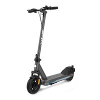 GoTrax - G6 Commute Electric Scooter w/32mi Max Operating Range & 20 Max Speed - Gray - Large Front