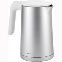 ZWILLING - Enfinigy Cool Touch 1-Liter Electric Kettle, Cordless Tea Kettle & Hot Water - Silver - Large Front