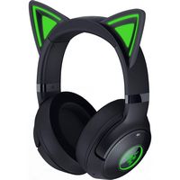 Razer - Kraken Kitty V2 Wireless Gaming Headset for PC, Mac, Mobile, and Tablet - Black - Large Front