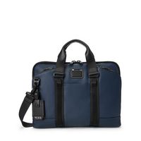 TUMI - Alpha Bravo Academy Brief - Navy Coated Canvas - Large Front