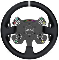 Moza Racing - CS V2P Steering Wheel for PC - Black - Large Front