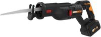 WORX - Nitro 20V Cordless Brushless Reciprocating Saw (1 x 4.0 Ah Battery and 1 x Charger Include... - Large Front