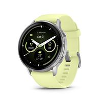 Garmin - Venu 4 GPS Smartwatch 45 mm Fiber-reinforced polymer - Silver - (2025) - Large Front