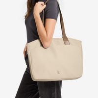 tomtoc Laptop Tote Bag for Women, Laptop Work Shoulder Bag with Device Compartment fits up to 14 ... - Large Front