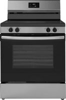 Insignia™ - 5.3 Cu. Ft. Freestanding Electric Range with Dual-Size Burner and Storage Drawer - St... - Large Front