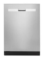 Whirlpool - 24 inch Top Control Built-In Dishwasher with 3rd Rack, Fan Dry,  51 dBA - Stainless S... - Large Front