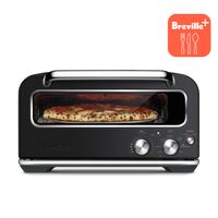 Breville - the Smart Oven Pizzaiolo - Black Truffle - Large Front