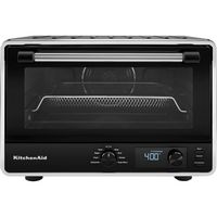 KitchenAid - Digital Countertop Oven With Air Fry - Black Matte - Large Front