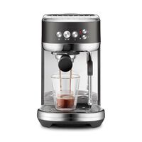 Breville - the Bambino Plus Espresso Machine with 15 bars of pressure and Milk Frother - Black St... - Large Front