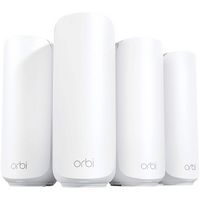 NETGEAR - Orbi 370 Series BE5000 Dual-Band Mesh Wi-Fi 7 System (4-pack) - White - Large Front
