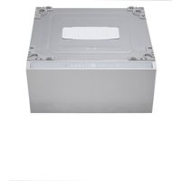 LG - SIGNATURE SideKick 1.0 Cu Ft Top Load Pedestal Washer with Dual LED Display - Brushed Platin... - Large Front