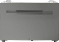 Laundry Pedestal for Bosch 800 Series Dryer - Silver - Large Front